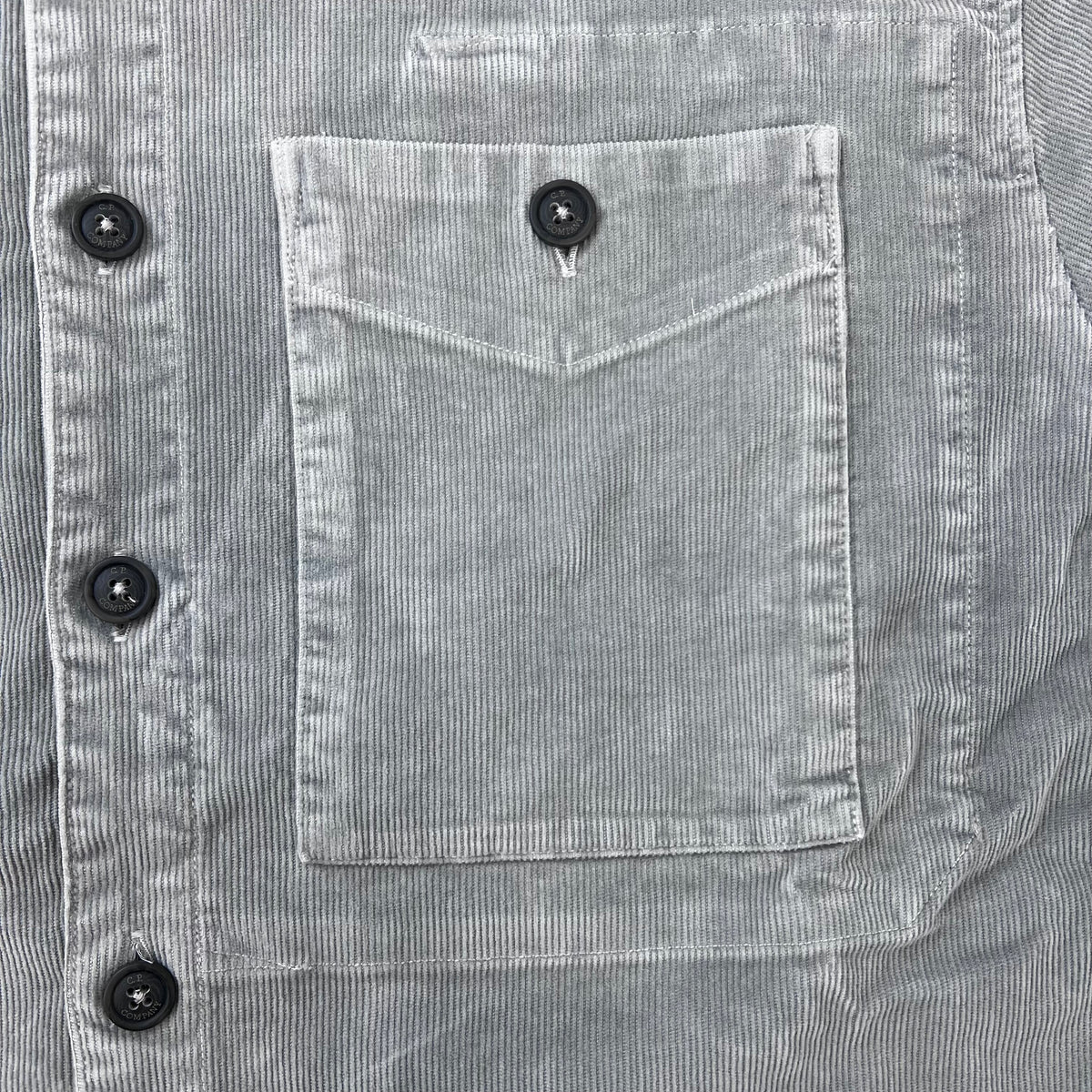 CP Company Corduroy Overshirt - Flint Grey