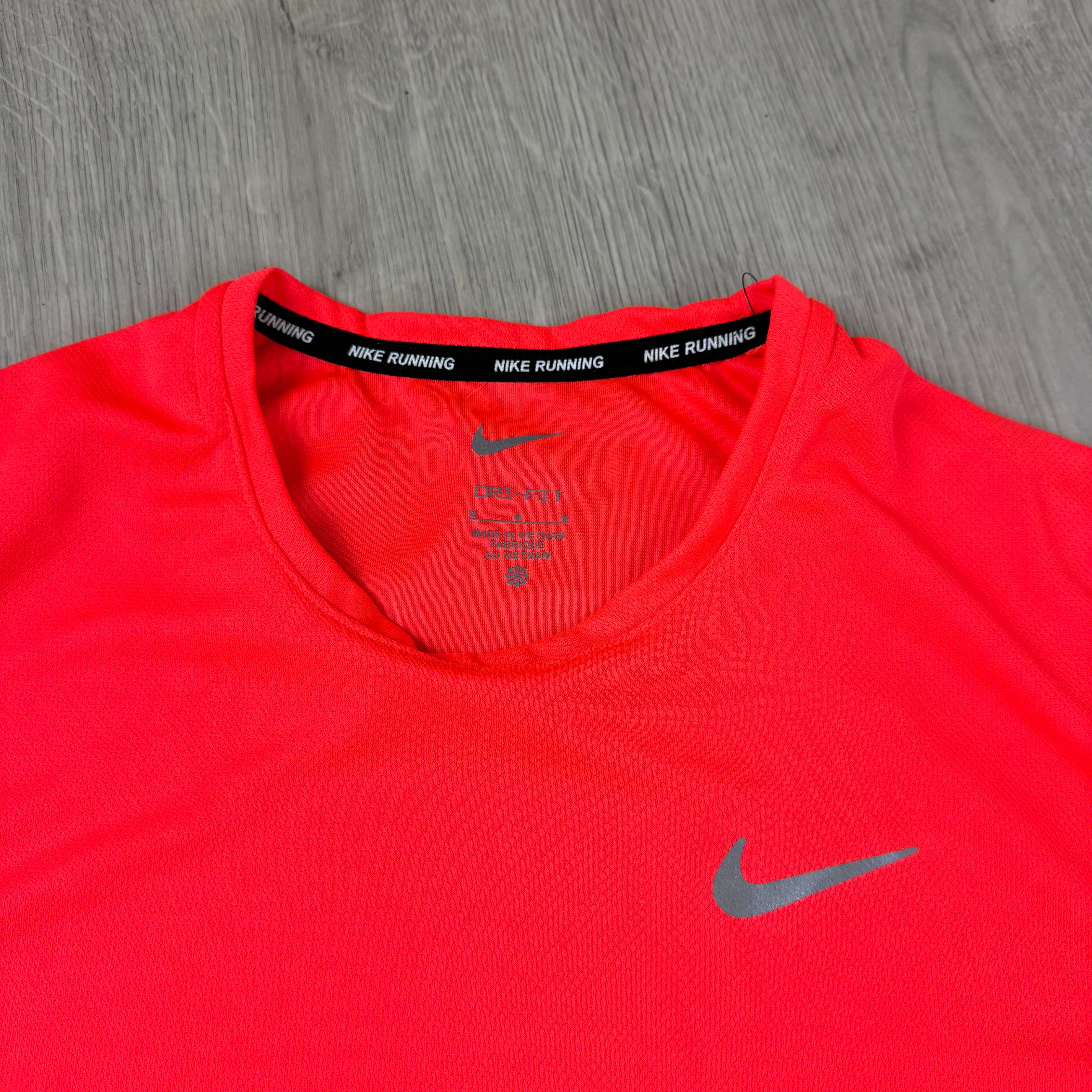 Nike 'Miler' T-Shirt - Crimson