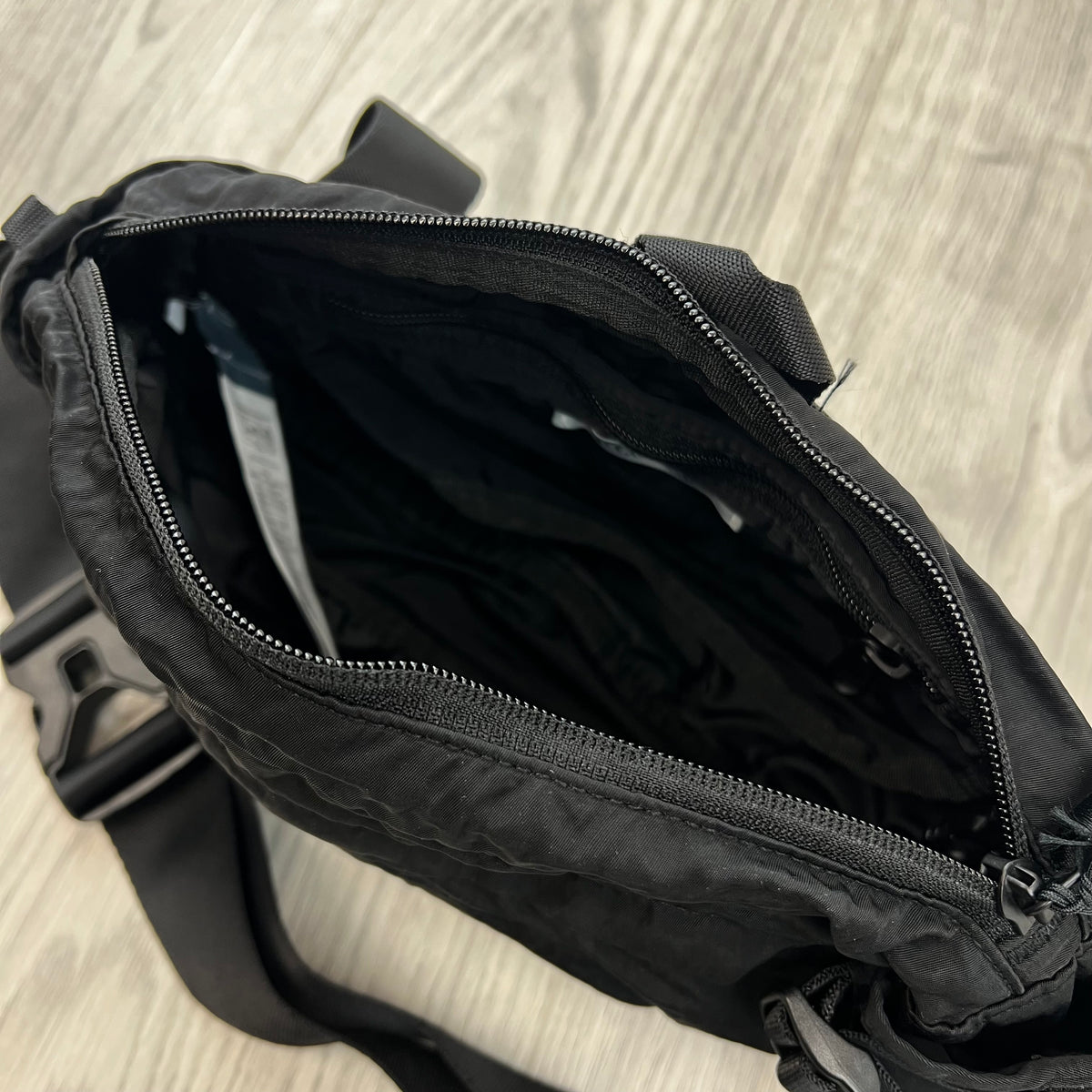 CP Company Zip Chrome Bag - Black