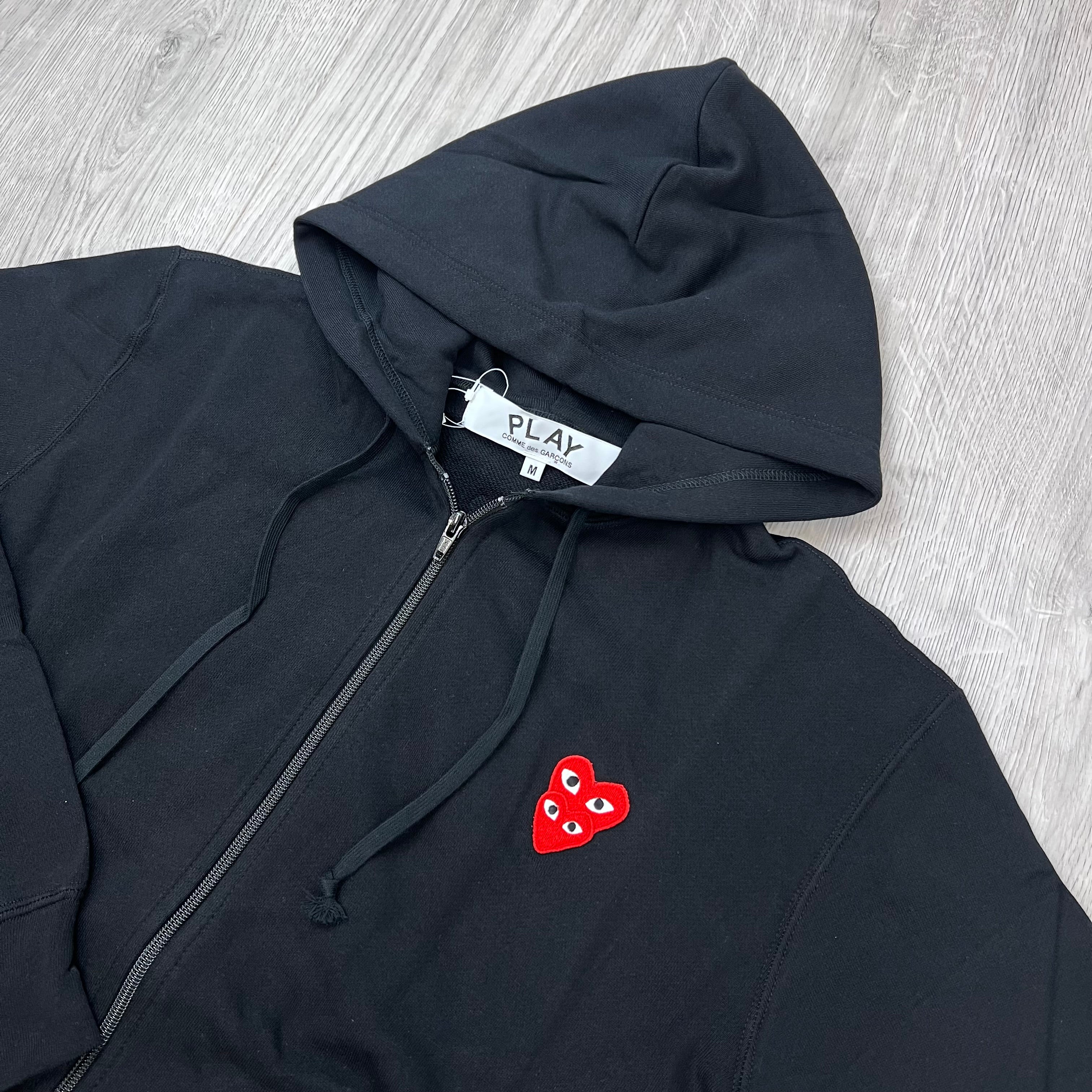 Comme des Garçons PLAY Hoodie - Black