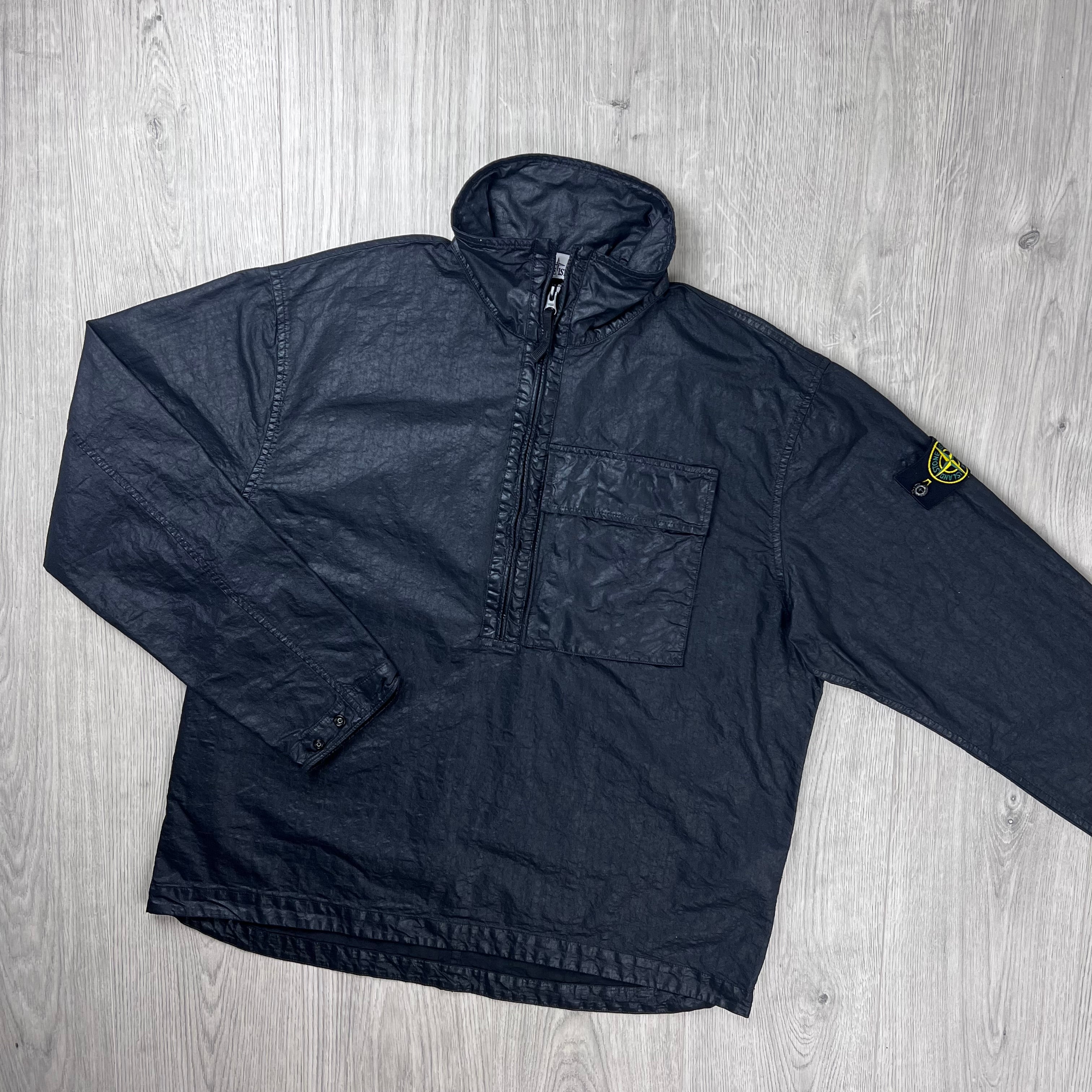 Stone Island Zip Smock - Black