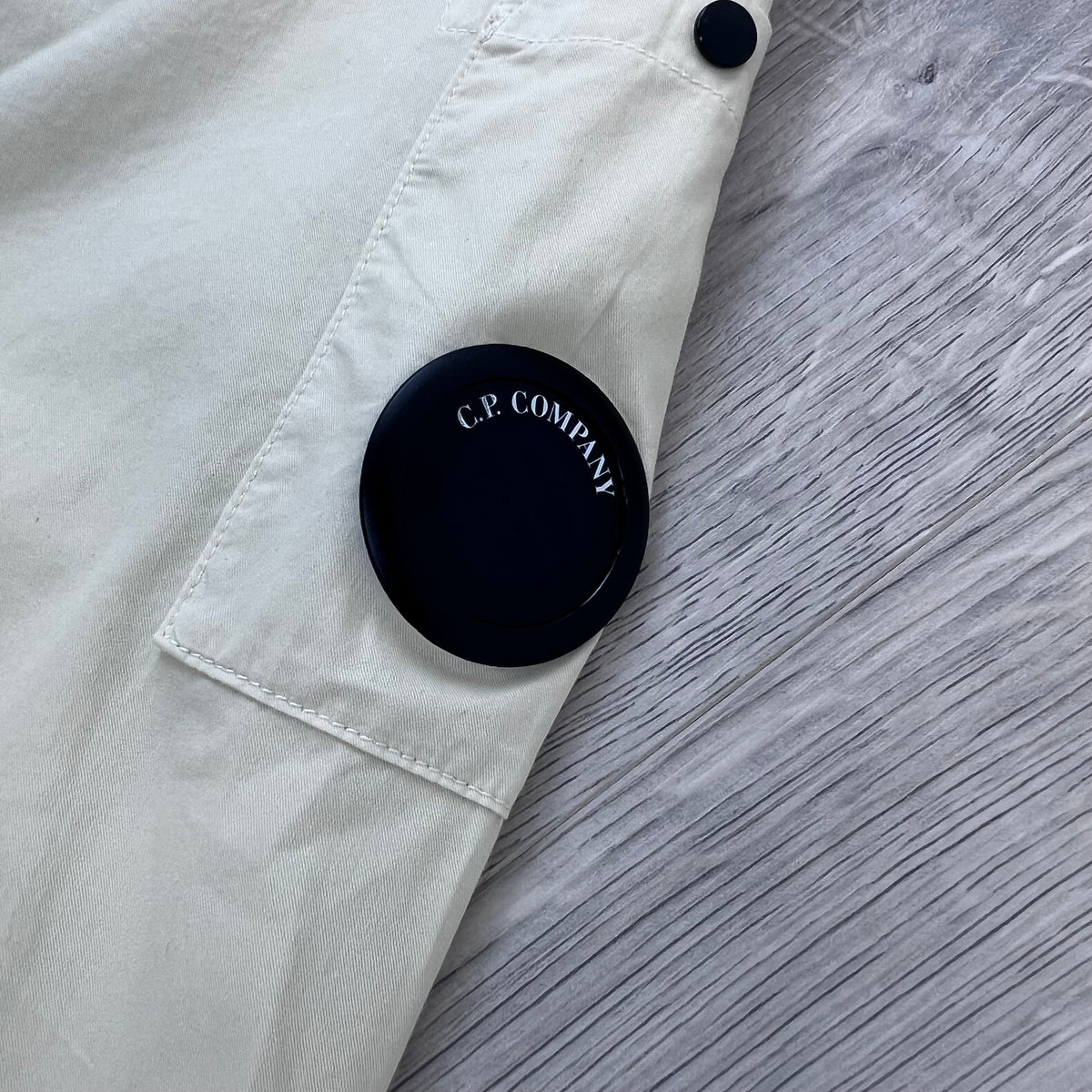 CP Company Zip Overshirt - Silver Birch