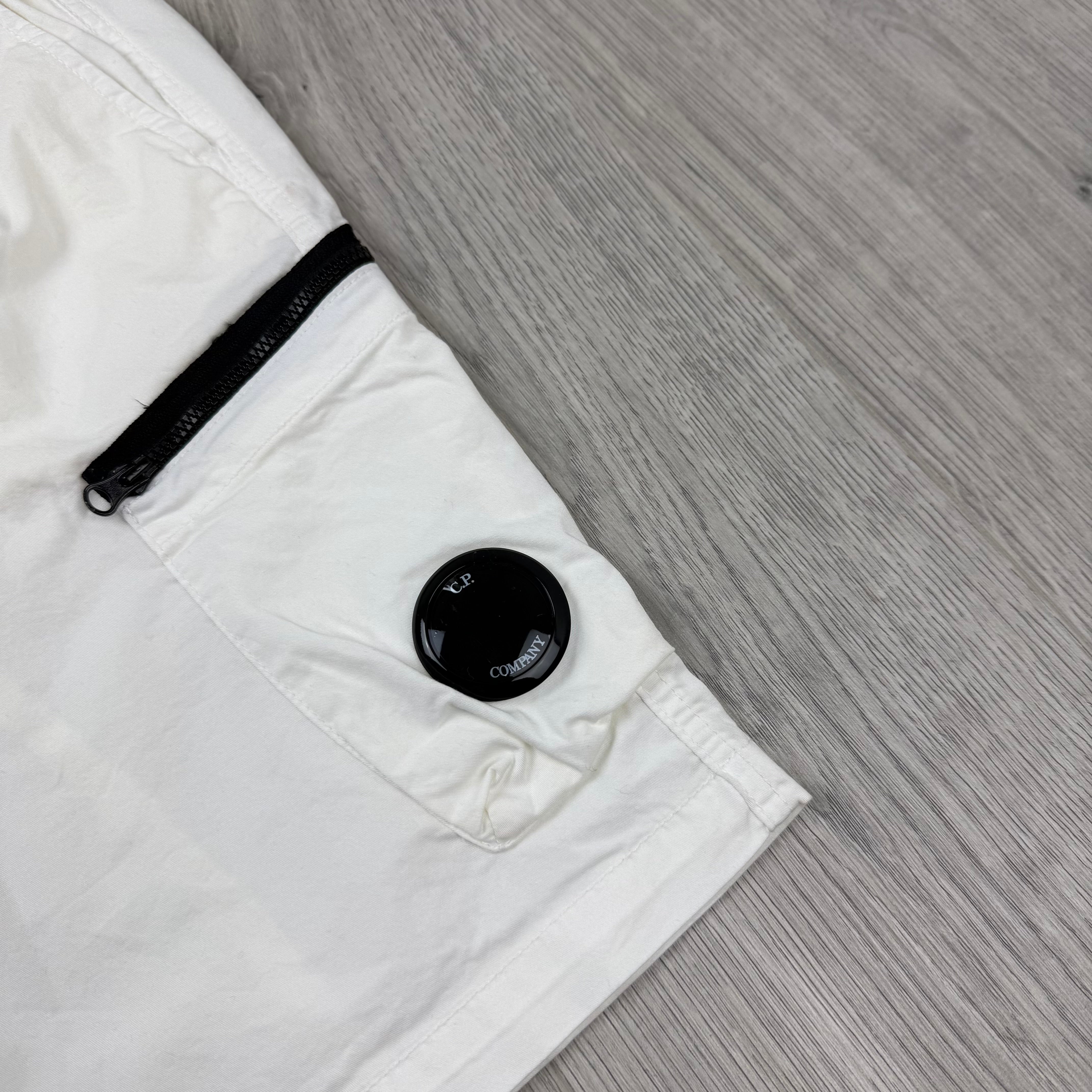 CP Company Junior Cargo Shorts - White