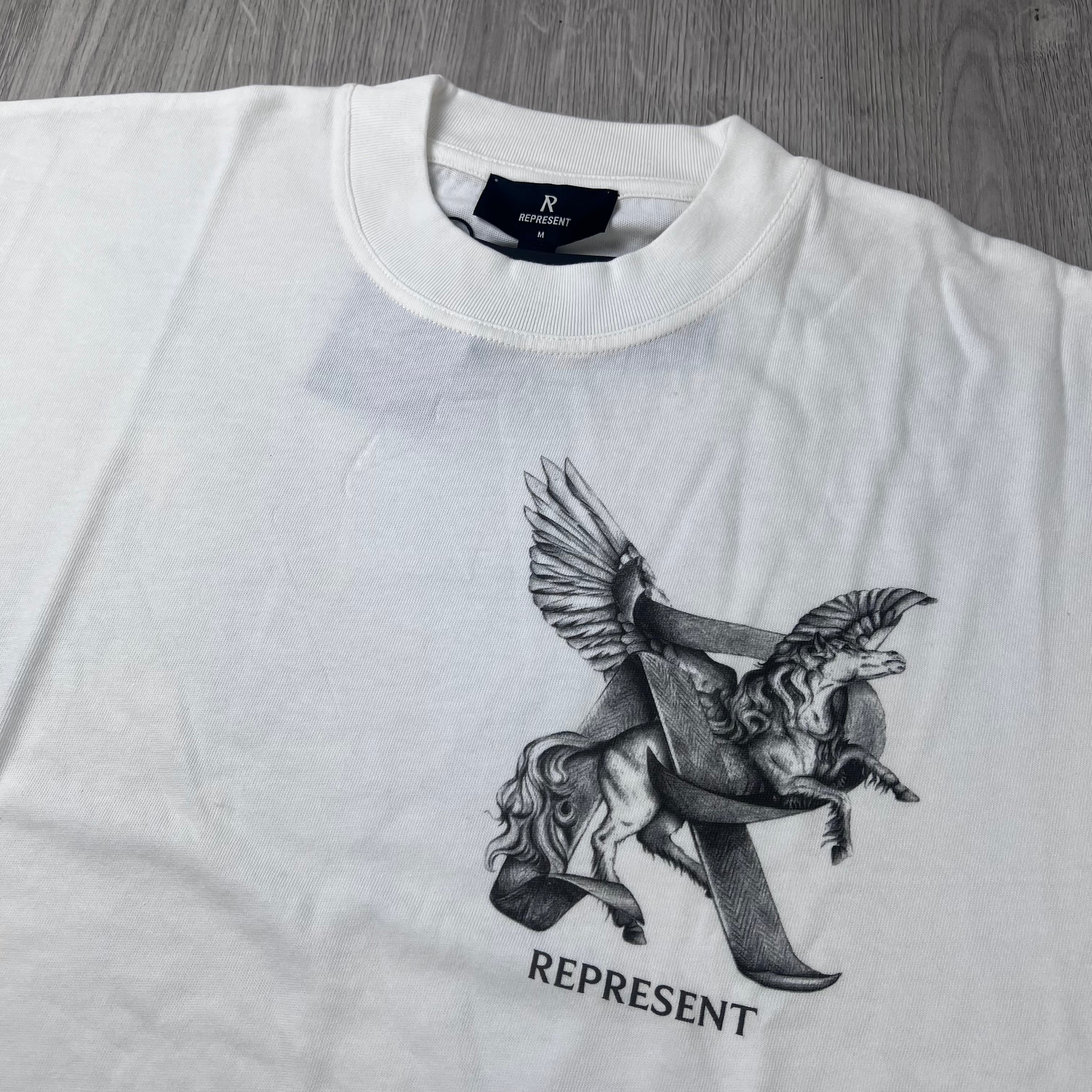 Represent 'Motion' T-Shirt - Flat White