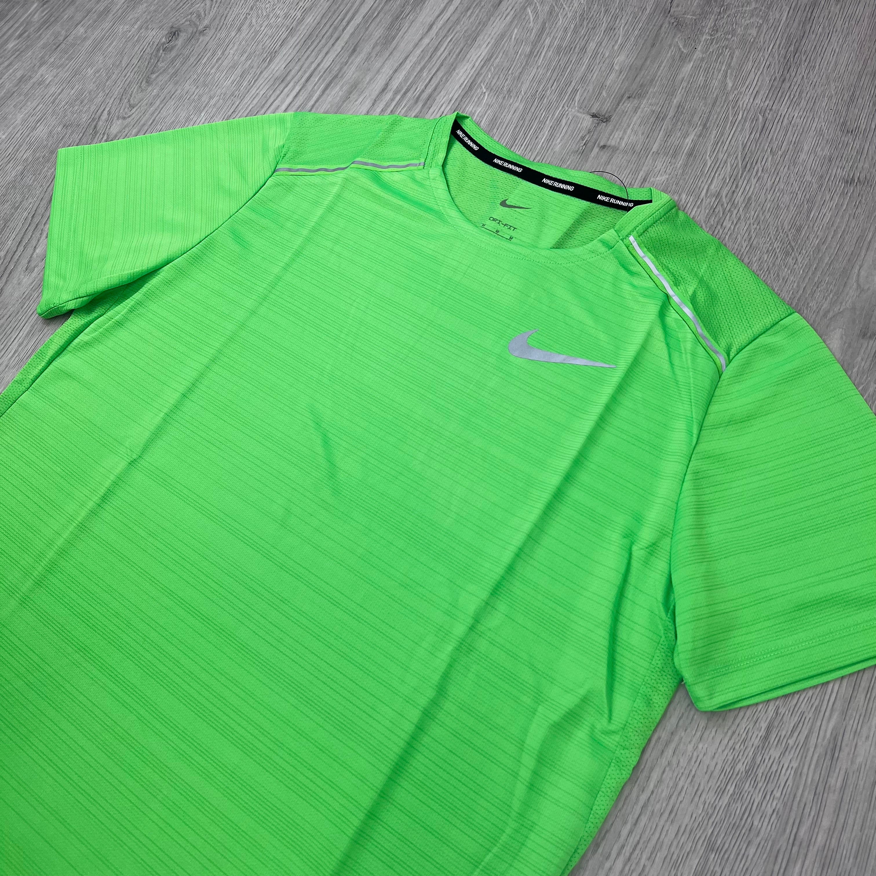 Nike 'Miler' T-Shirt - Green Strike