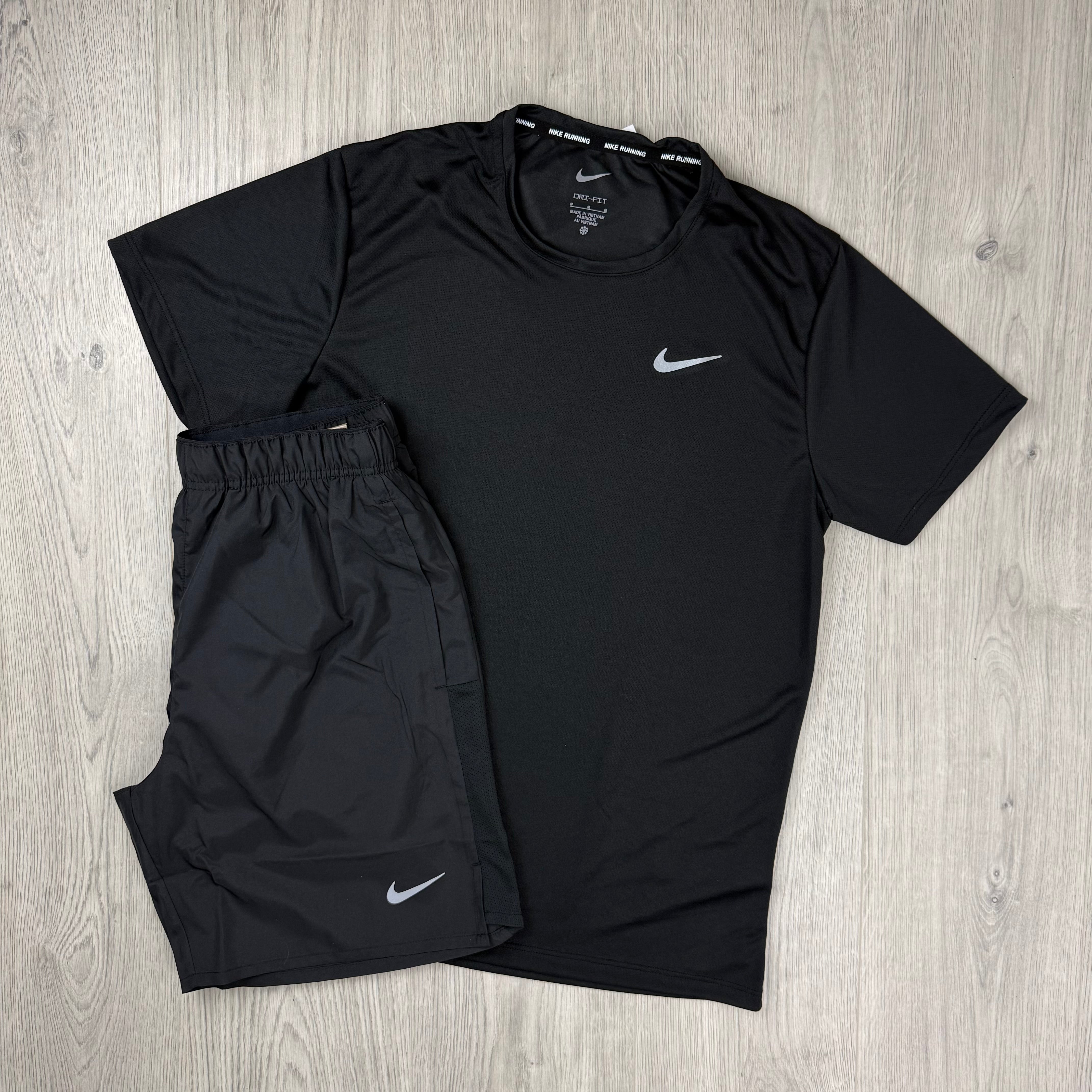 Nike 'Miler' Set - Black