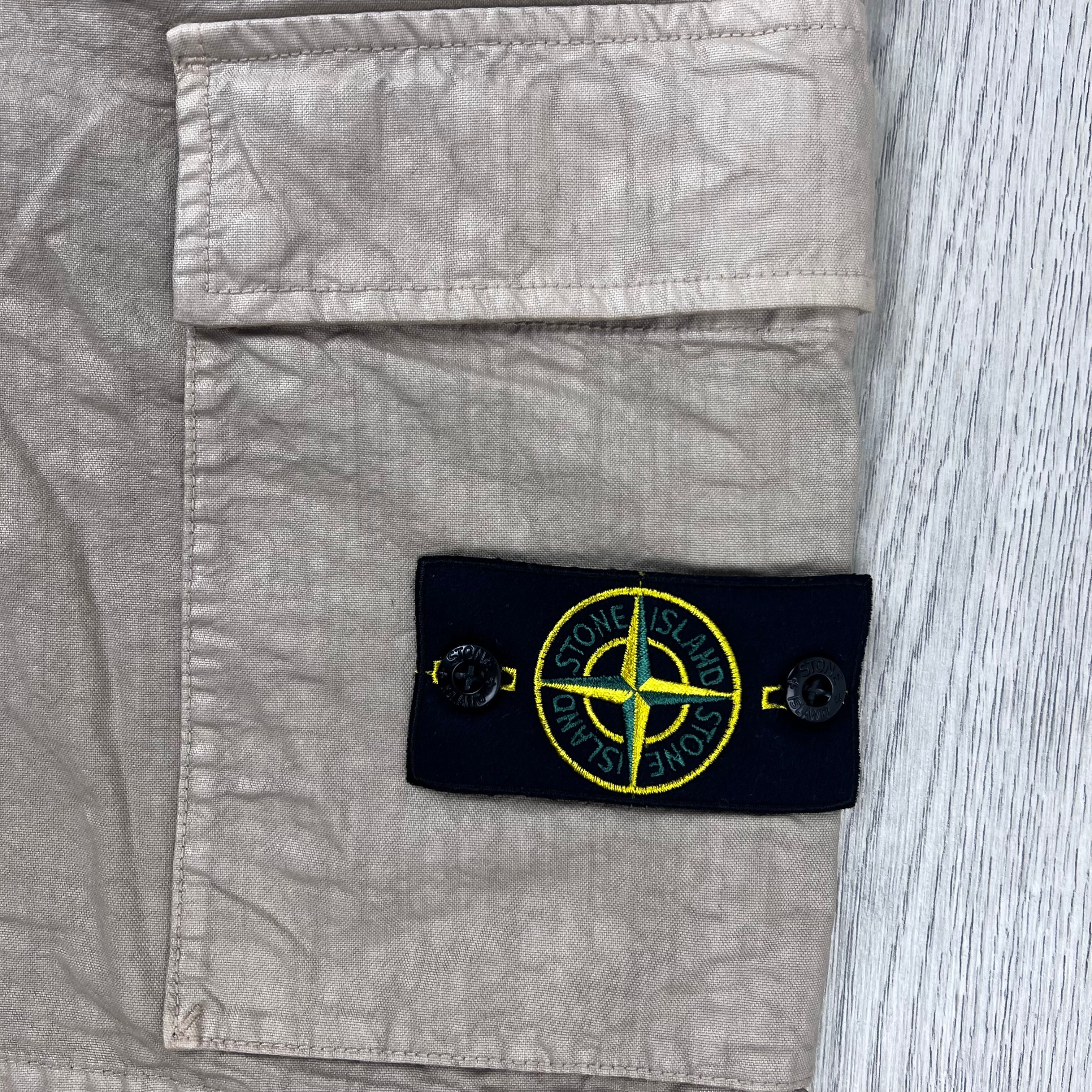 Stone Island 'Panama' Cargo Shorts - Desert