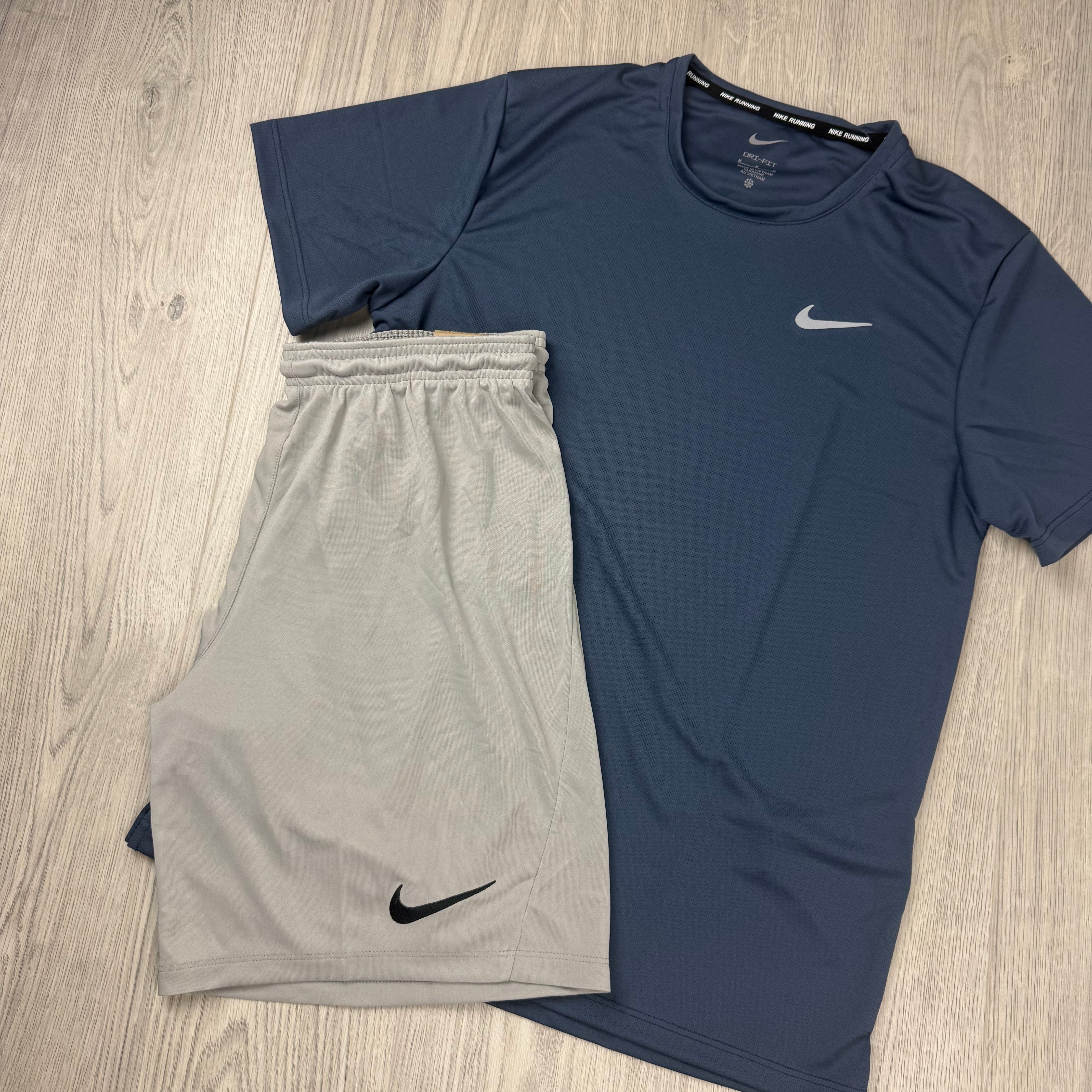 Nike 'Miler' Set - Thunder/Pewter Grey
