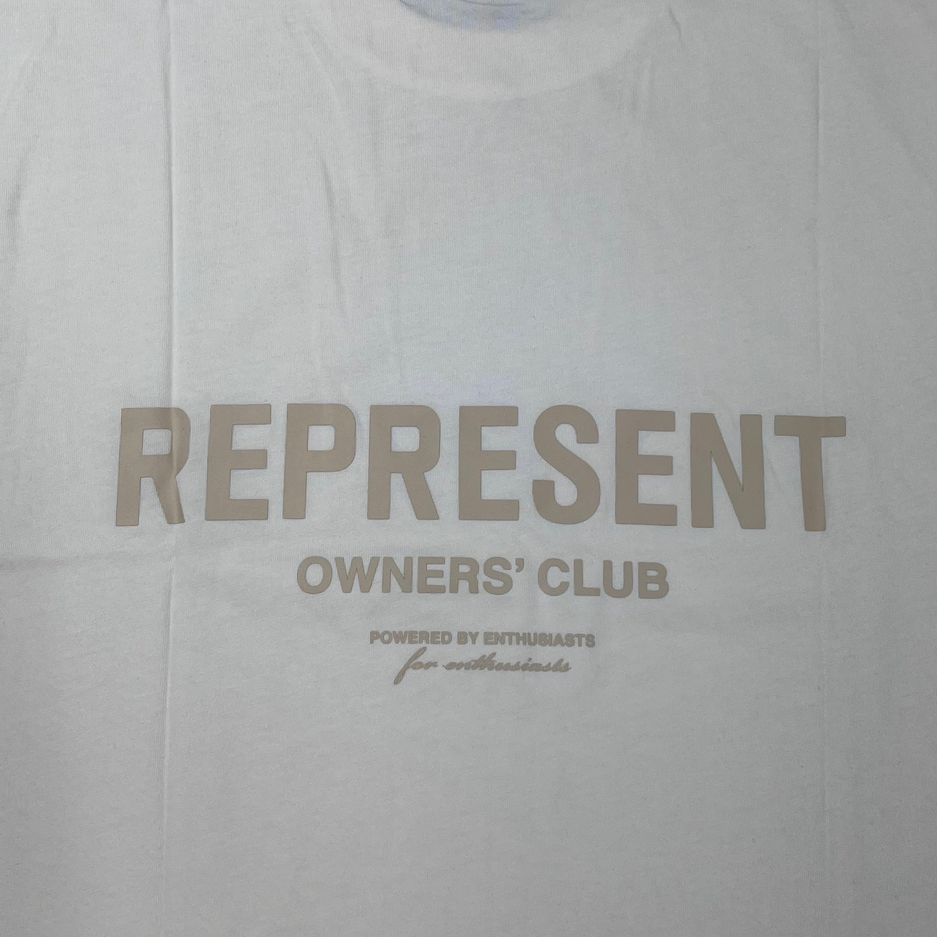 Represent 'Owners Club' T-Shirt - Buttercream