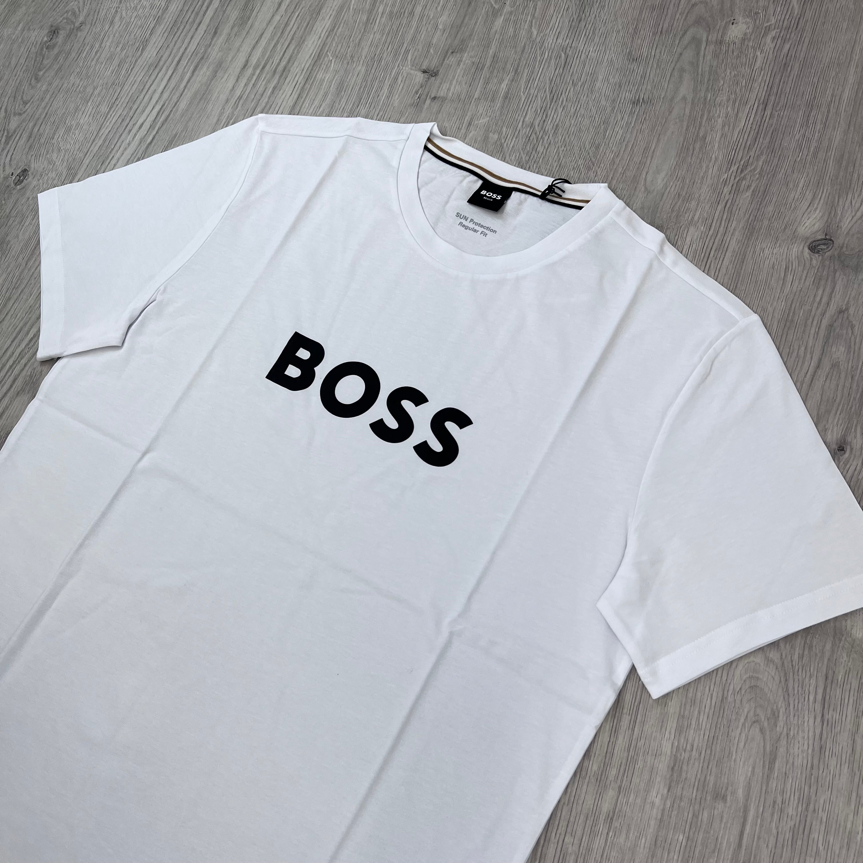 Hugo Boss Contrast T-Shirt - White