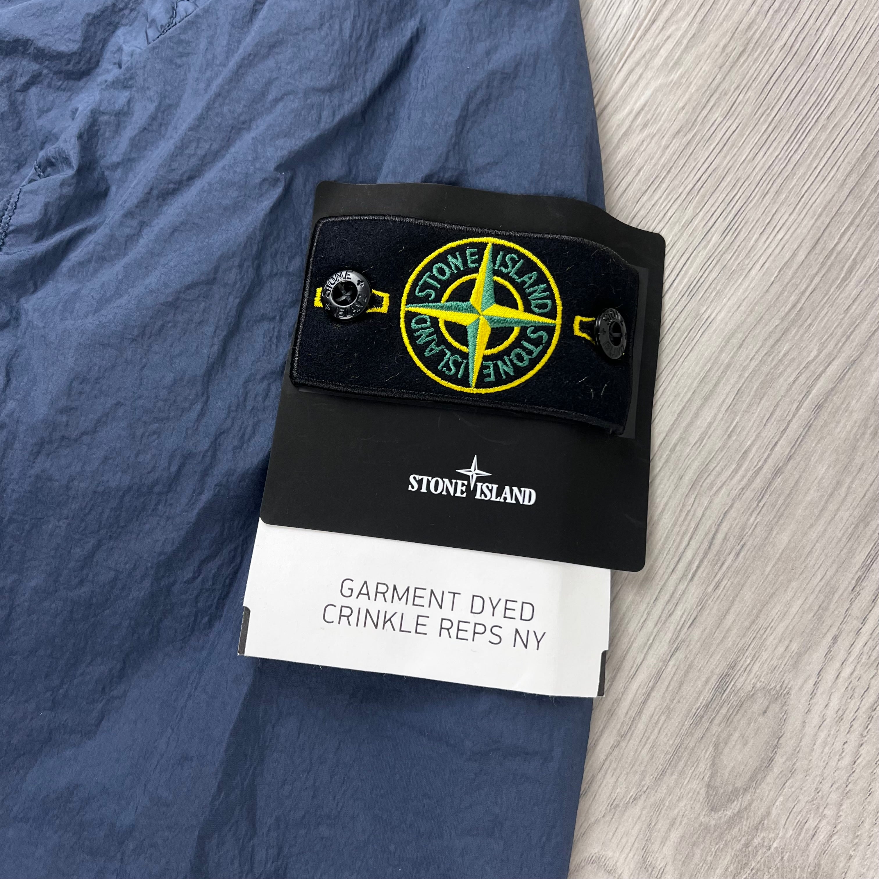 Stone Island Crinkle Reps NY Jacket - Slate Blue