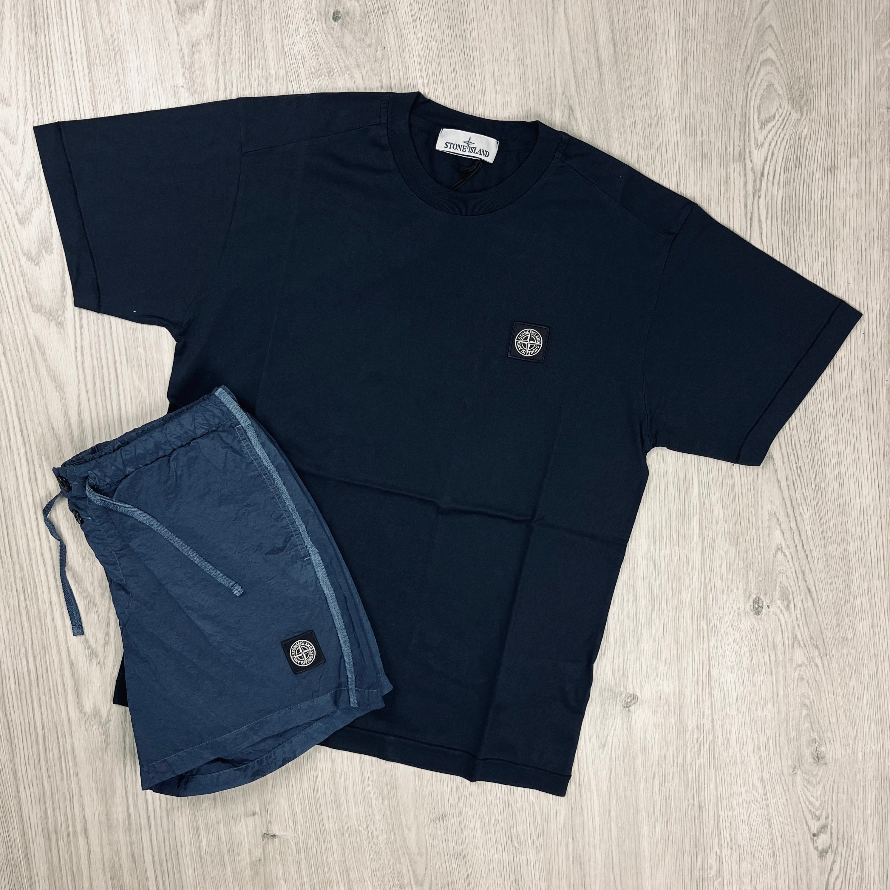 Stone Island Holiday Set - Navy/Avio Blue