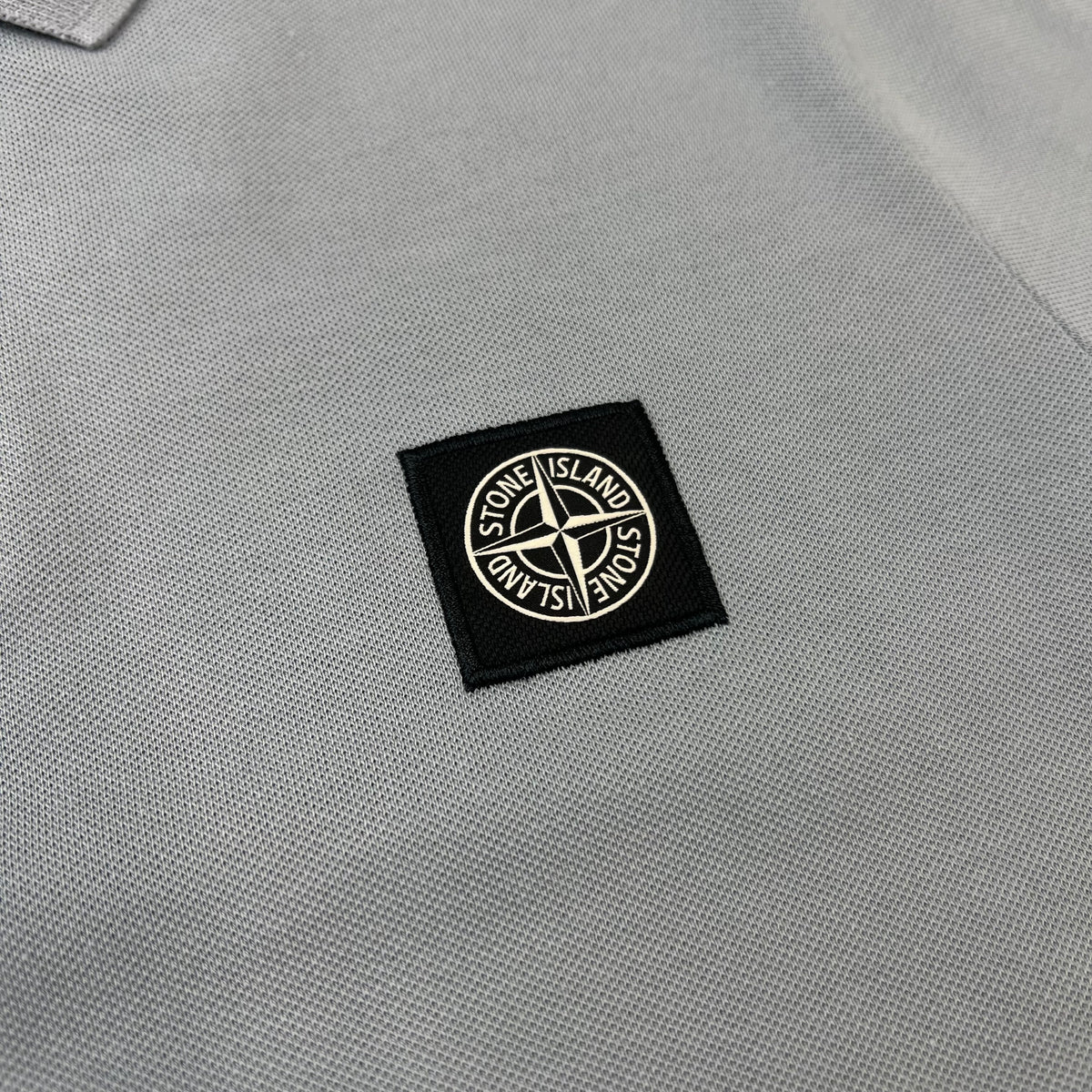 Stone Island Patch Polo Shirt - Ash Grey