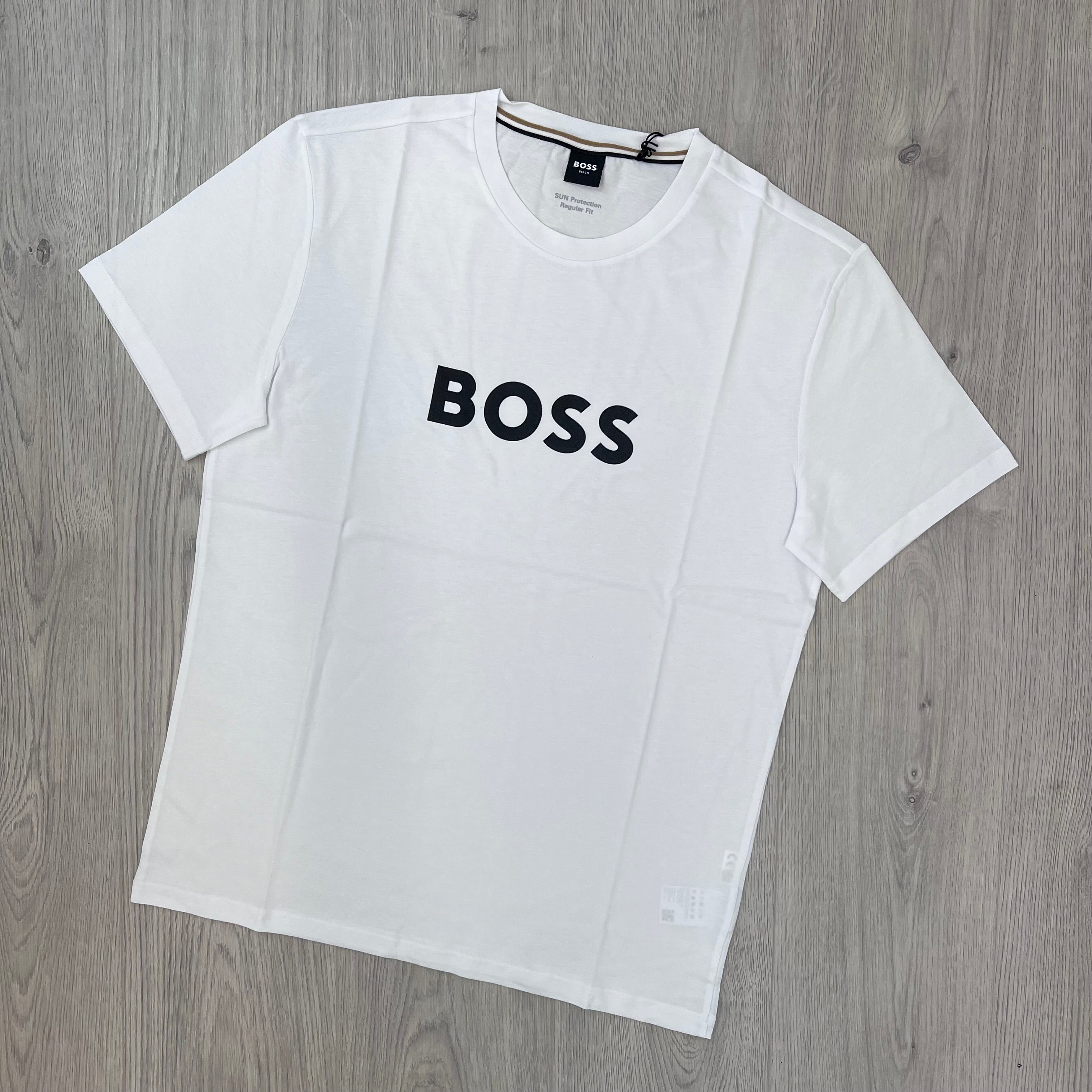 Hugo Boss Contrast T-Shirt - White