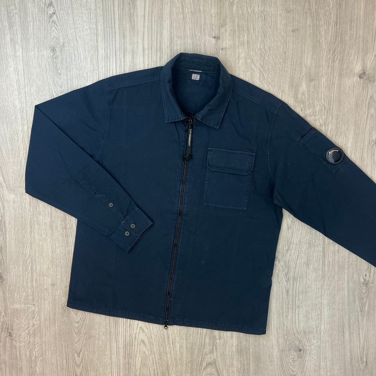 CP Company Zip Overshirt - Navy
