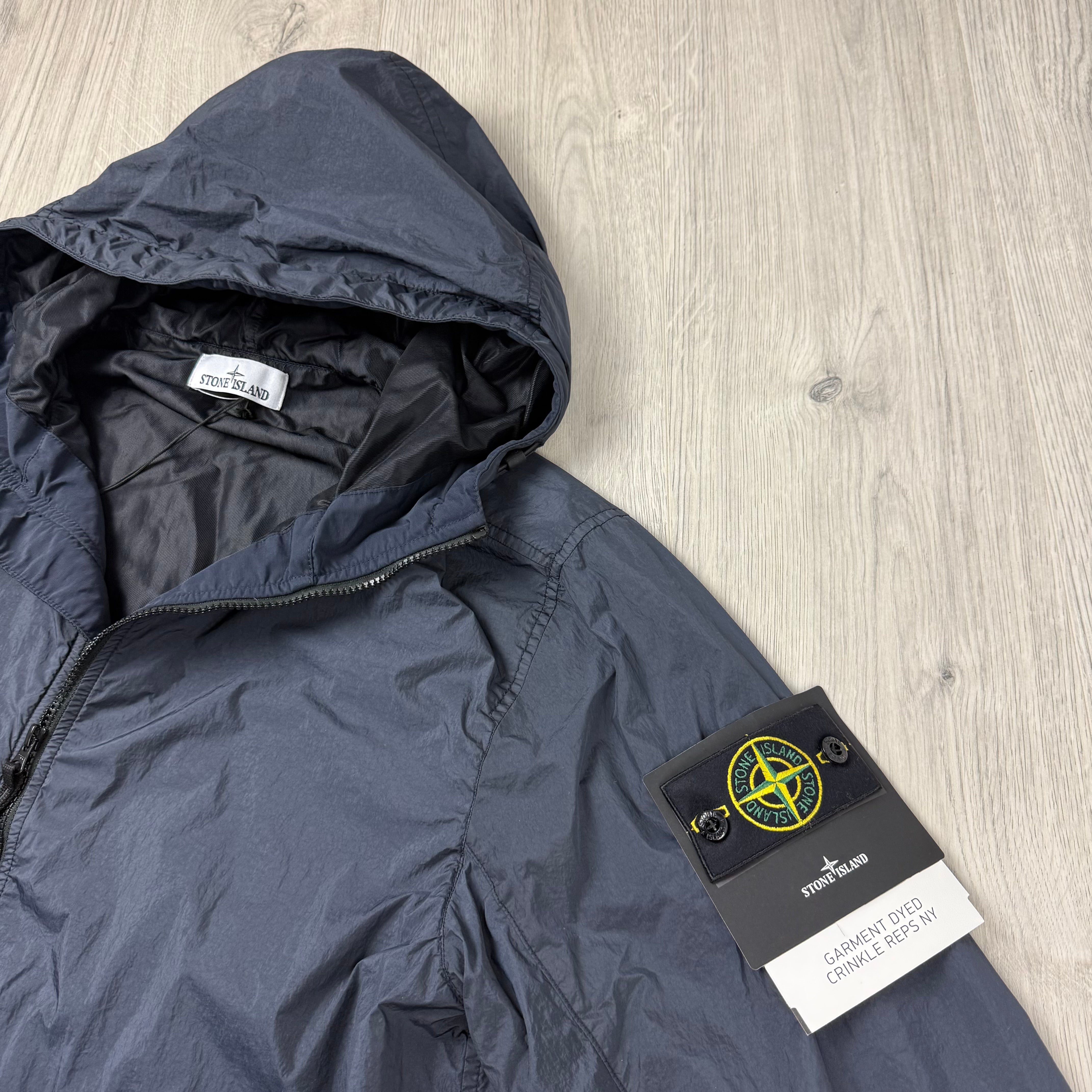 Stone Island Crinkle Reps NY Jacket - Navy