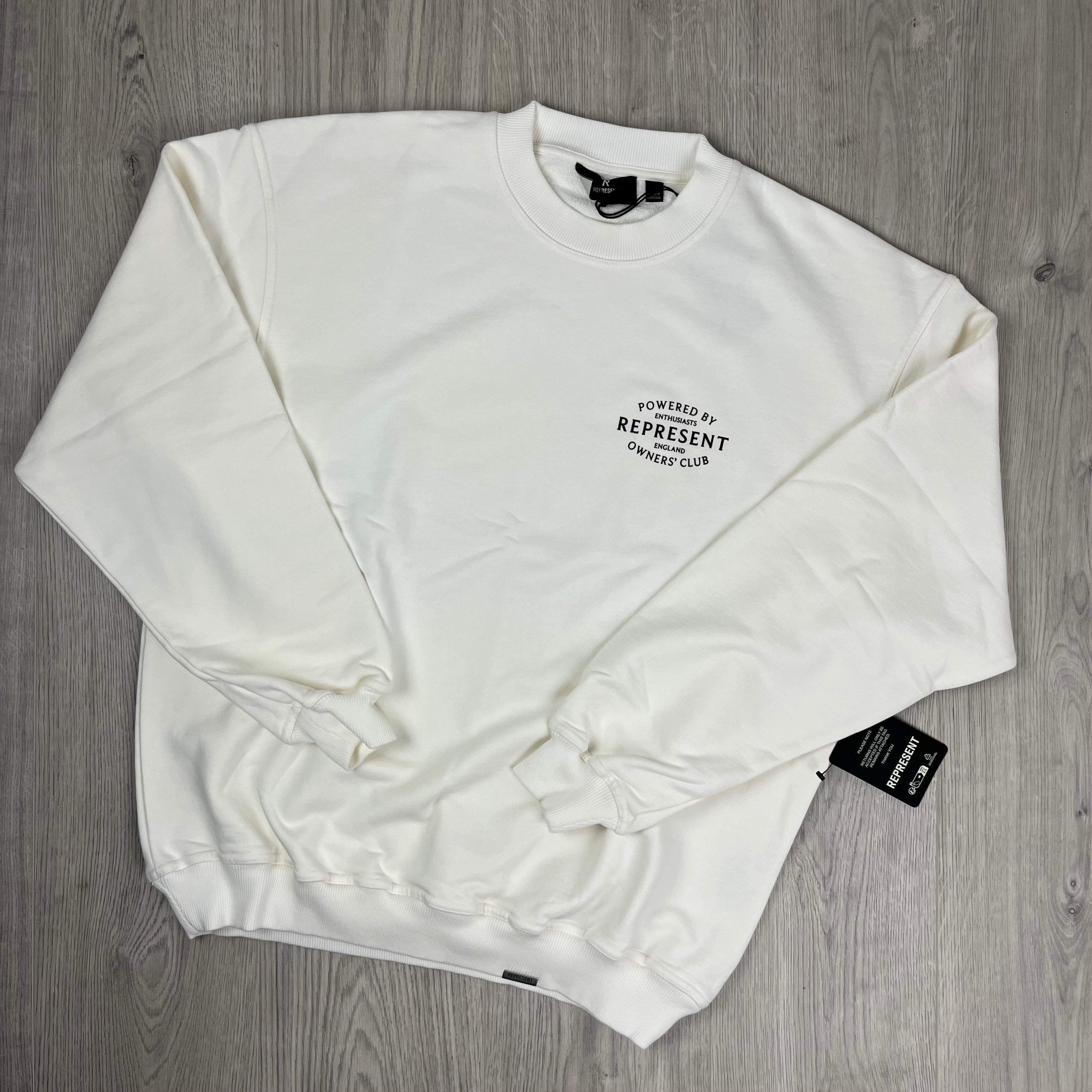 Represent 'Owner's Club' Stamp Sweatshirt - White