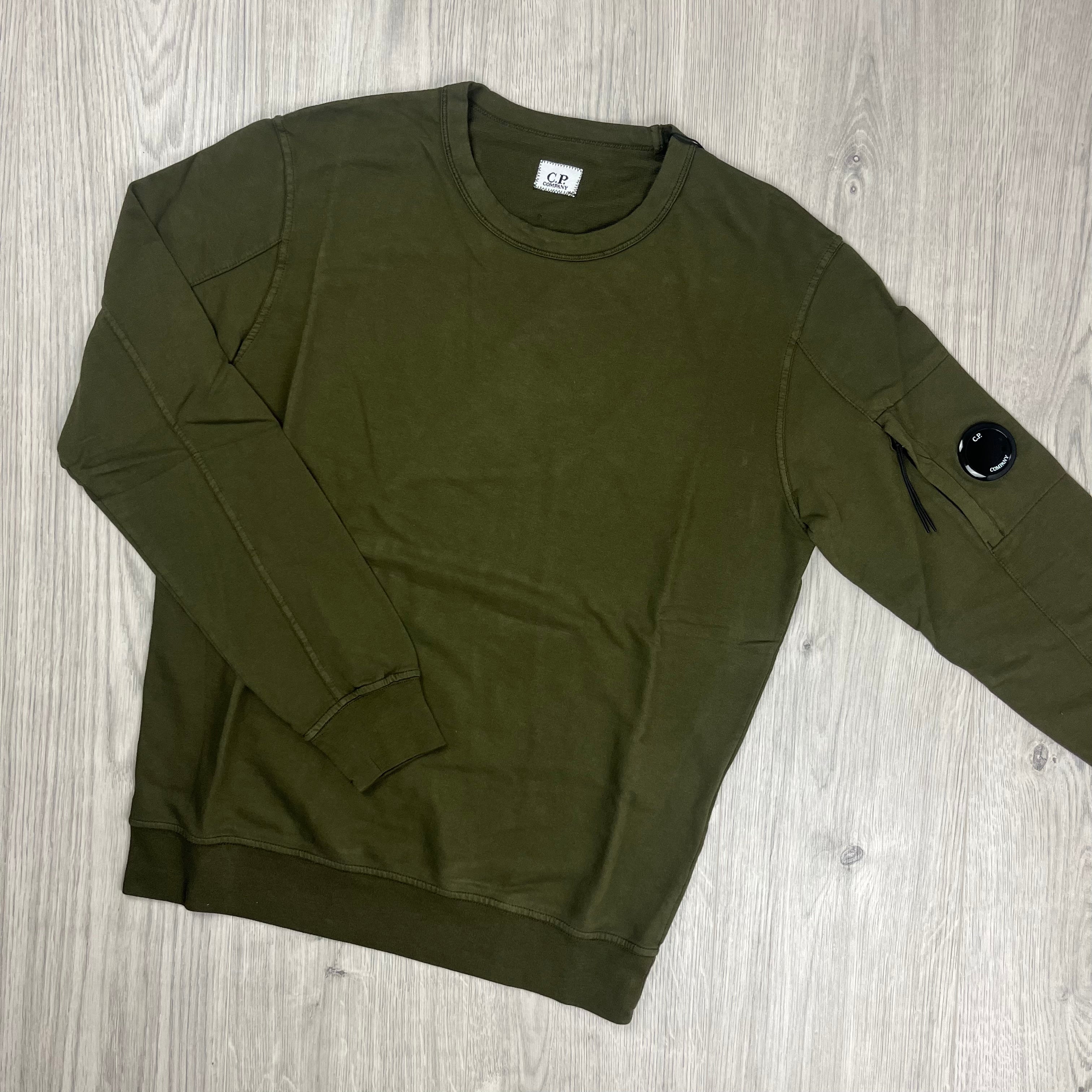 CP Company Light Fleece Sweatshirt - Ivy Green