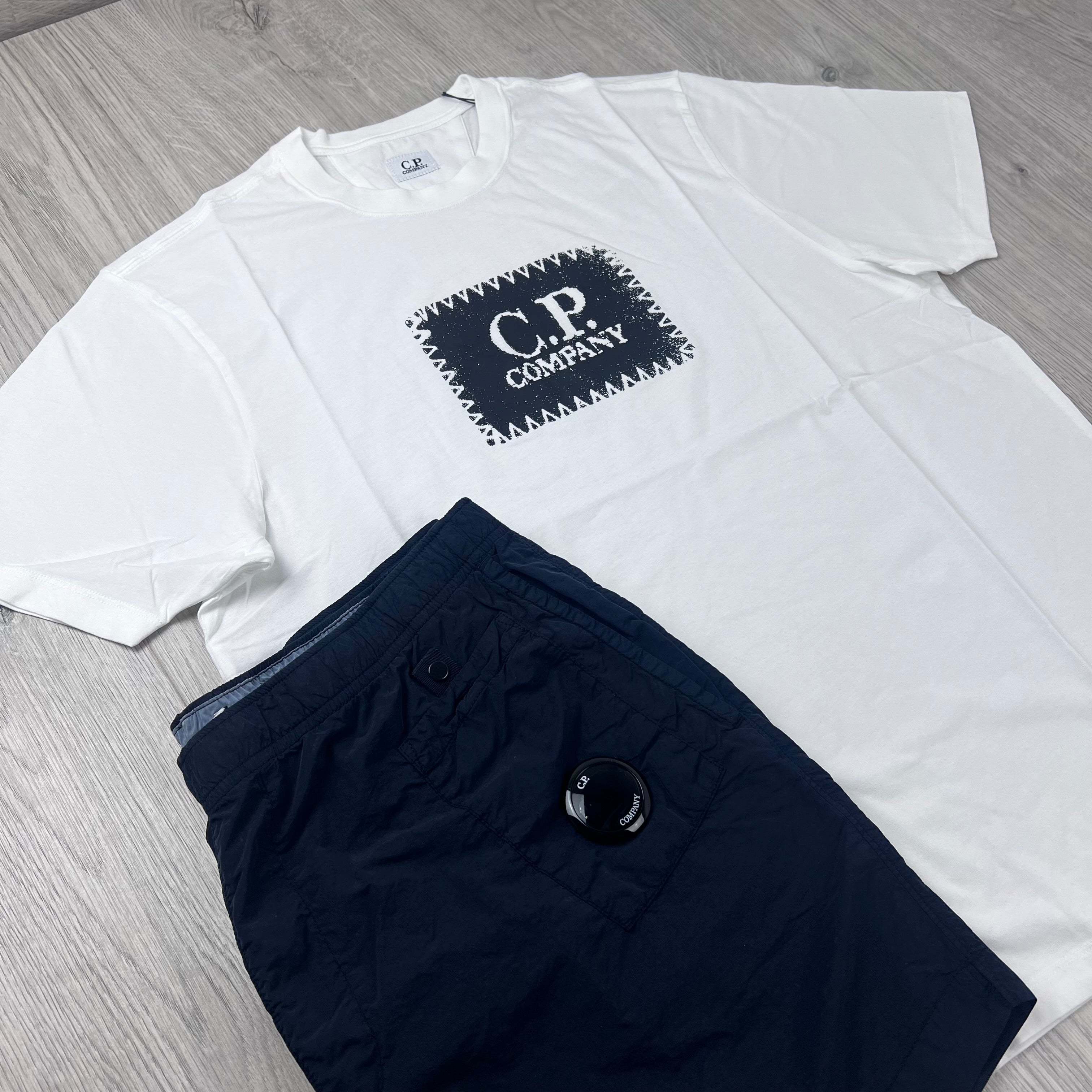 CP Company Holiday Set - White/Navy