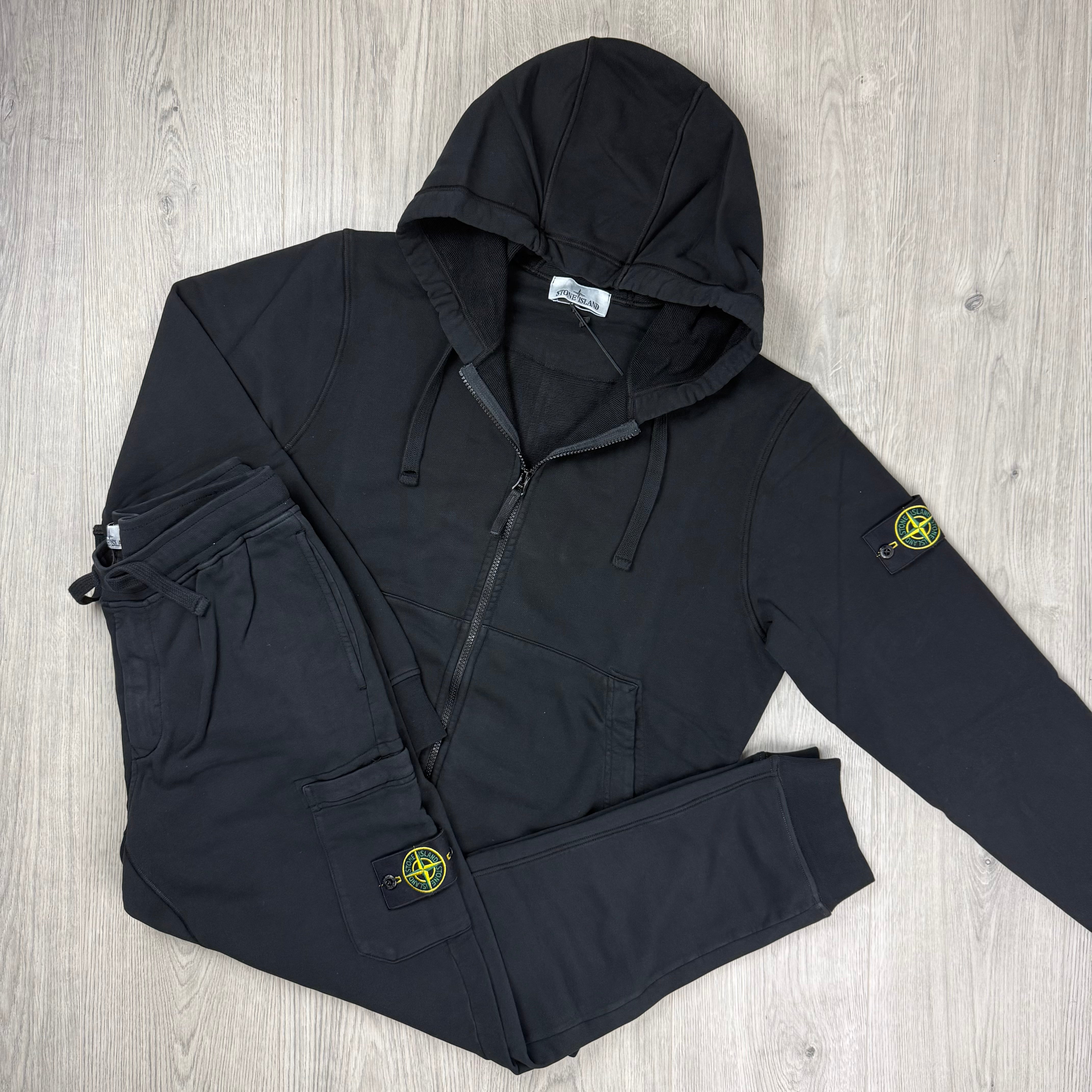 Stone Island Tracksuit - Black