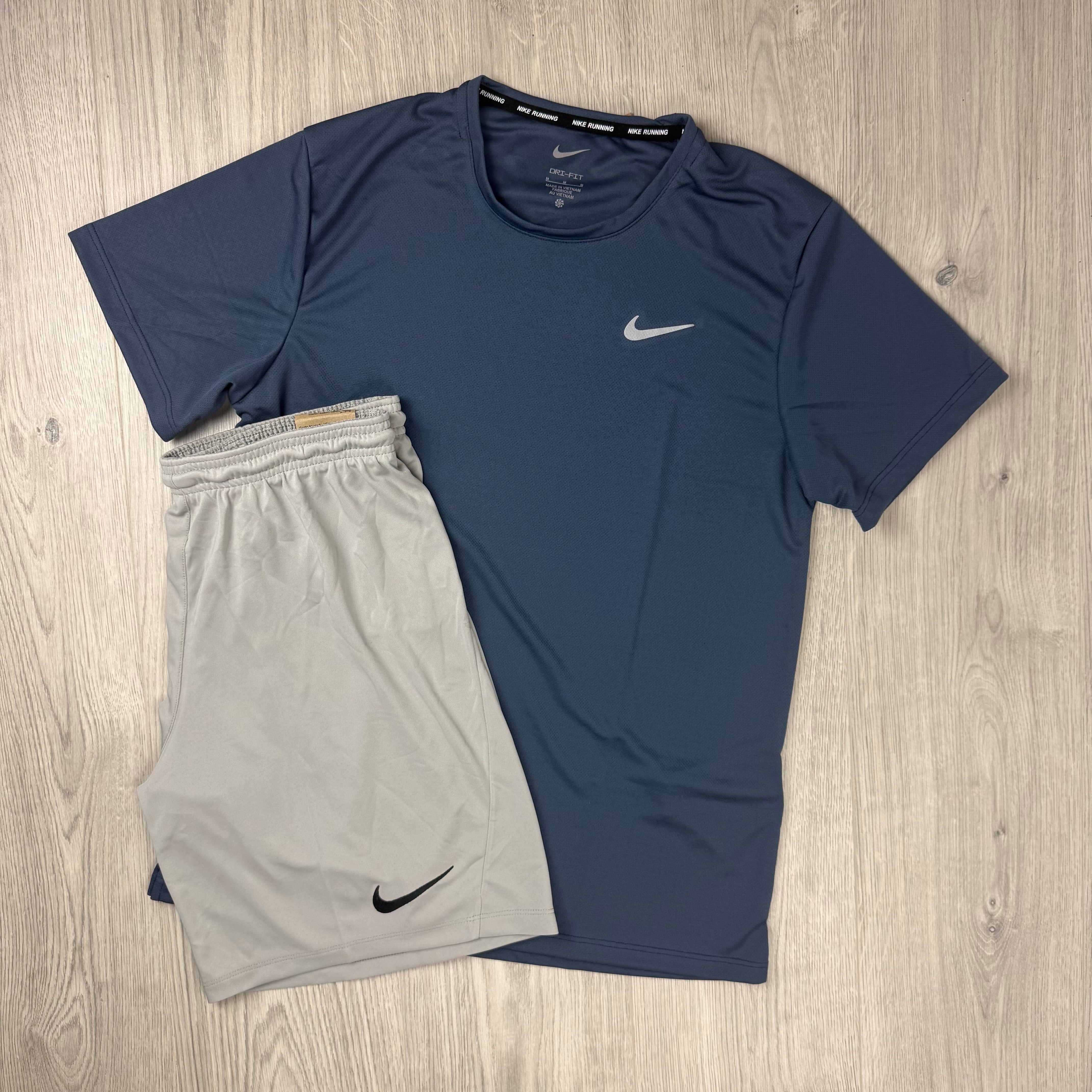 Nike 'Miler' Set - Thunder/Pewter Grey