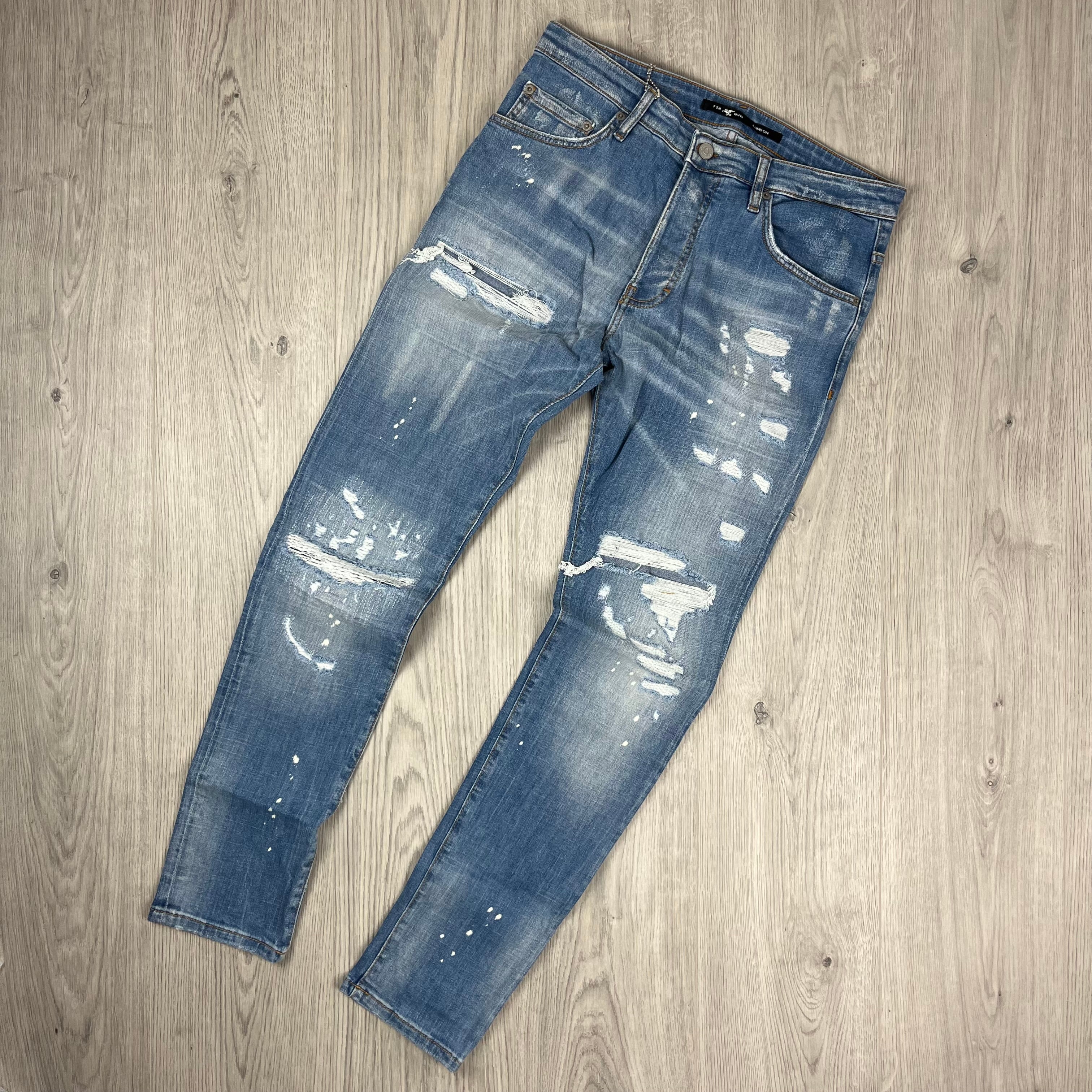 7TH HVN Slim Jeans - Blue