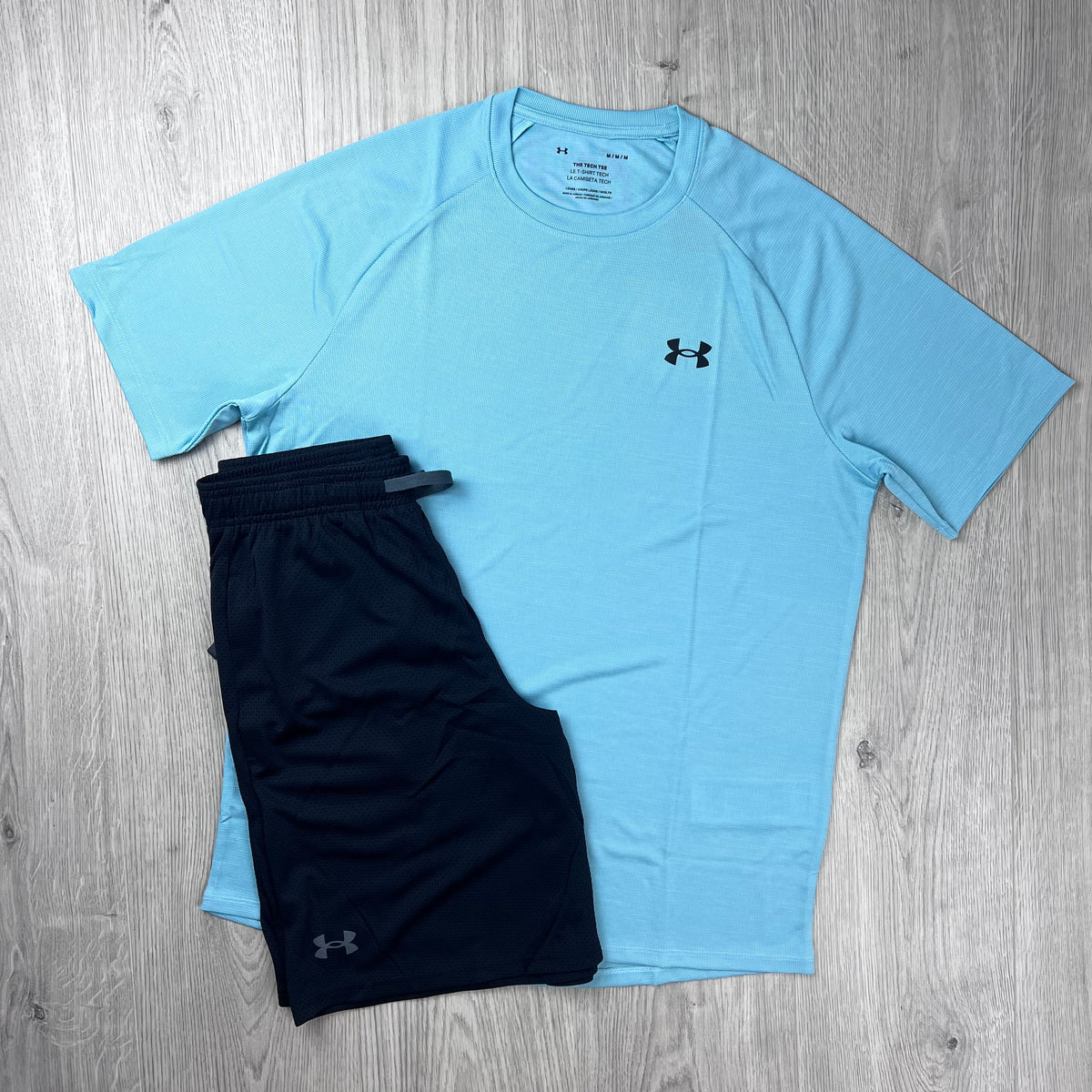 Under Armour Textured Set - Blue/Black