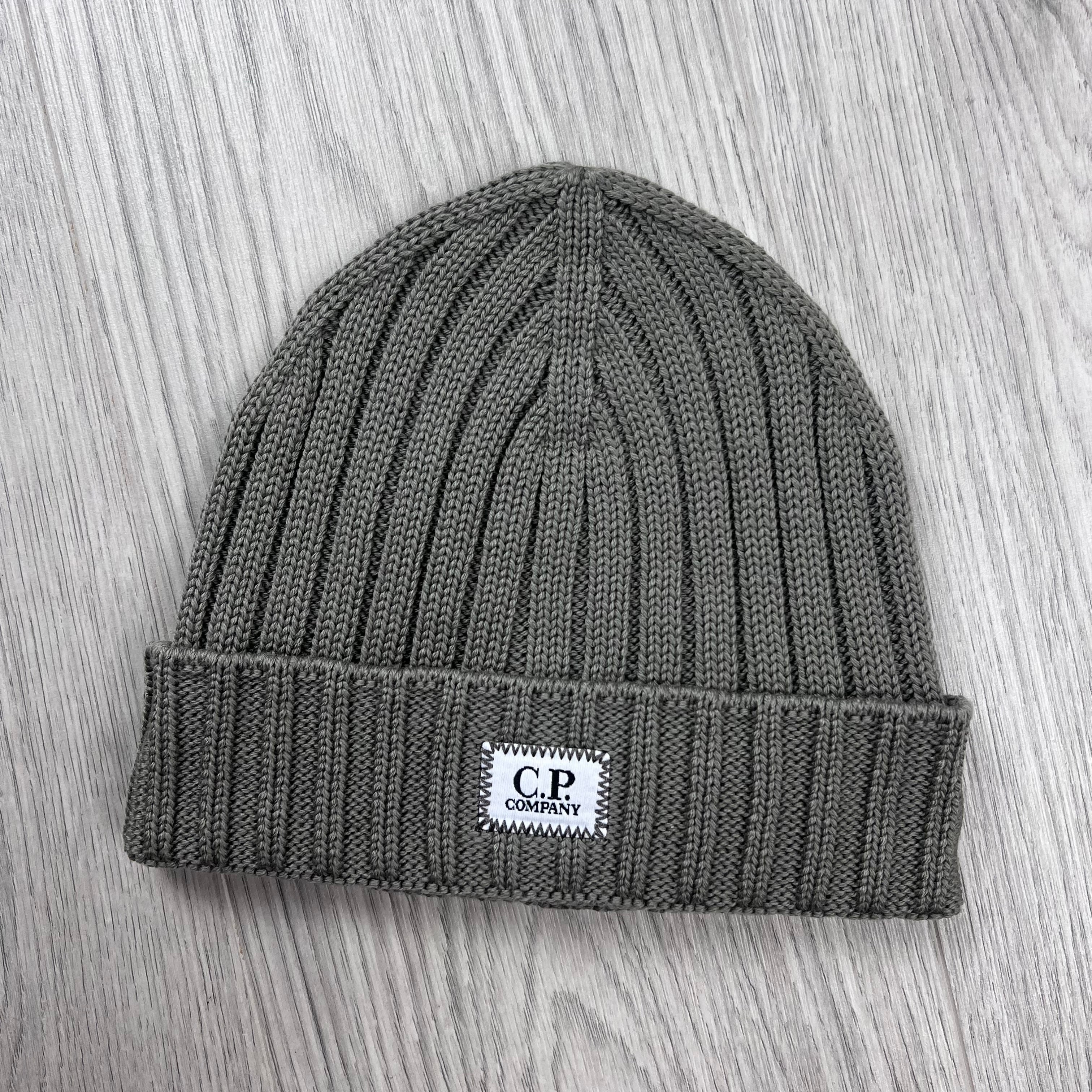 CP Company Patch Beanie - Fallen Rock