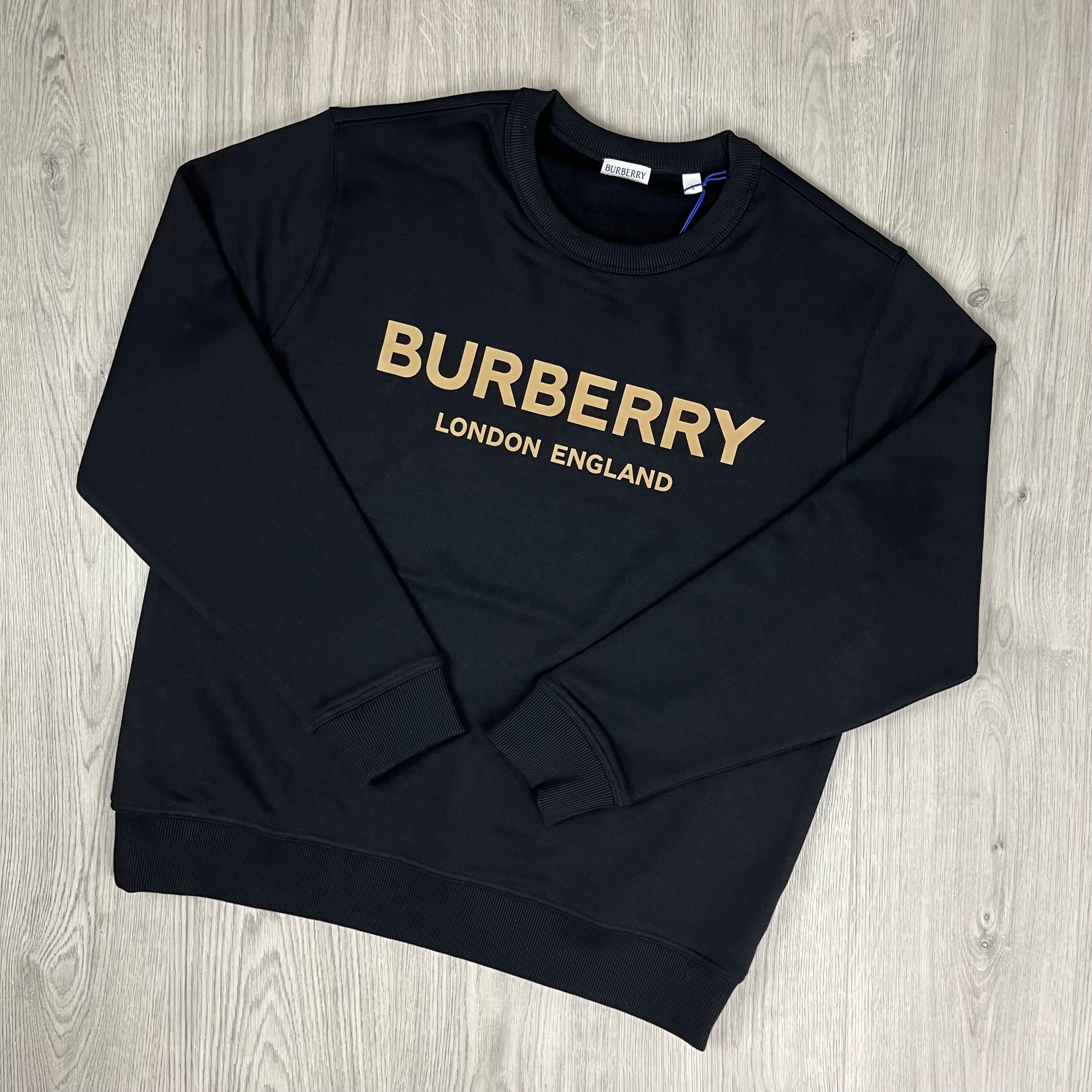 Burberry 'Fawson' Sweatshirt in Black. On sale at Open Attire.